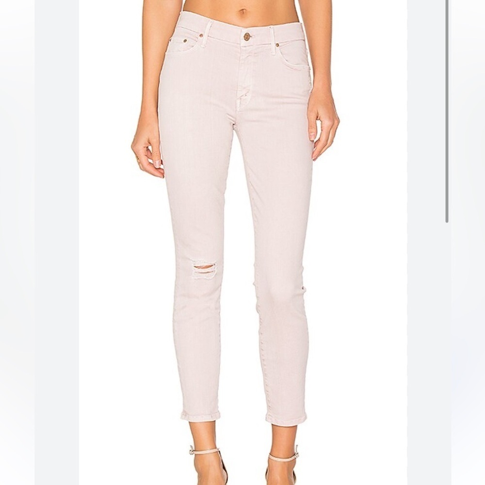 MOTHER The‎ Looker Crop Jeans Sexy Just Walked Into Town Mid Rise Skinny sz 30